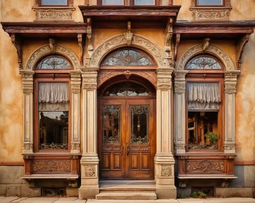 front door,brownstone,main door,wooden facade,driehaus,old architecture,wooden windows,lviv,art nouveau frame,doorway,window front,chernivtsi,old victorian,entryway,old town house,house front,doorways,brownstones,entranceway,doors,Conceptual Art,Daily,Daily 34