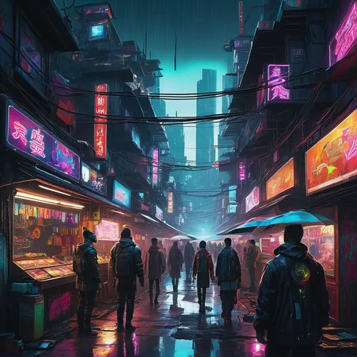 cyberpunk,kowloon,shinjuku,tokyo city,tokyo,taipei,hong kong,futuristic,shanghai,colorful city,dystopian,scifi,futuristic landscape,neon arrows,sci - fi,sci-fi,shibuya,cityscape,harbour city,hk,Conceptual Art,Fantasy,Fantasy 15