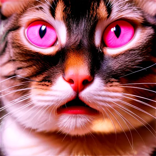 pink cat,murgatroyd,cat kawaii,cat's eyes,the pink panter,mayeux,kittenish,suara,fire red eyes,cat with eagle eyes,cat image,catdgory,magenta,funny cat,minurcat,cat eyes,fire eyes,feline,yellow eyes,purgatoire,Illustration,Black and White,Black and White 25