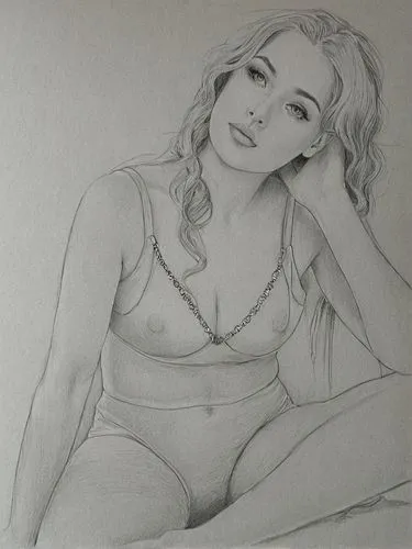 pencil drawing,pencil drawings,silverpoint,girl drawing,graphite,pencil and paper,Illustration,Black and White,Black and White 30