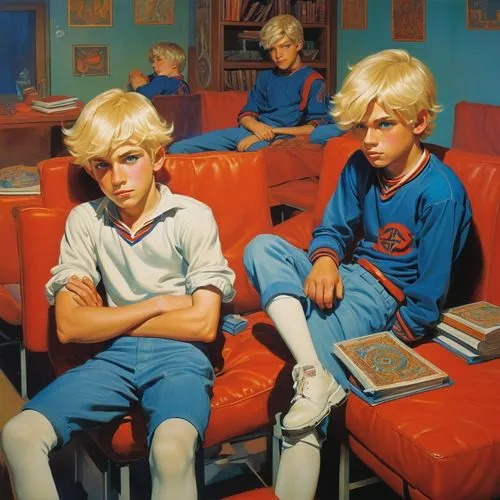 children studying,schoolchildren,adolescentes,school children,schoolboys,schoolkids,Conceptual Art,Fantasy,Fantasy 04