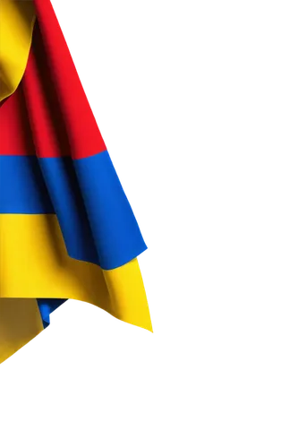 Venezuelan flag, waving, horizontal, bright colors, blue, yellow, red, white, detailed fabric texture, soft lighting, shallow depth of field, 3/4 composition, close-up shot, realistic, vibrant, patrio