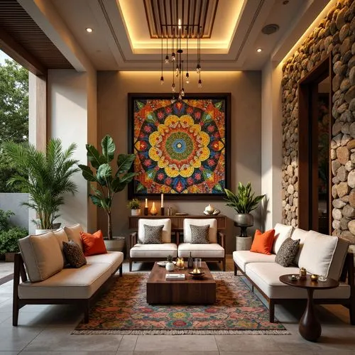 contemporary decor,interior decor,interior decoration,modern decor,bohemian art,boho art style,luxury home interior,stucco ceiling,ethnic design,interior modern design,sitting room,kilim,boho art,interior design,vastu,living room,modern living room,wall decoration,decorative art,moroccan pattern