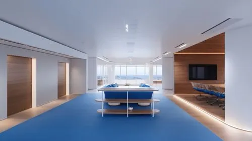 conference room,blue room,meeting room,modern office,board room,clubroom,interior modern design,gymnastics room,hallway space,modern room,penthouses,offices,contemporary decor,boardroom,interior design,conference table,sky apartment,daylighting,ceiling lighting,modern decor,Photography,General,Realistic