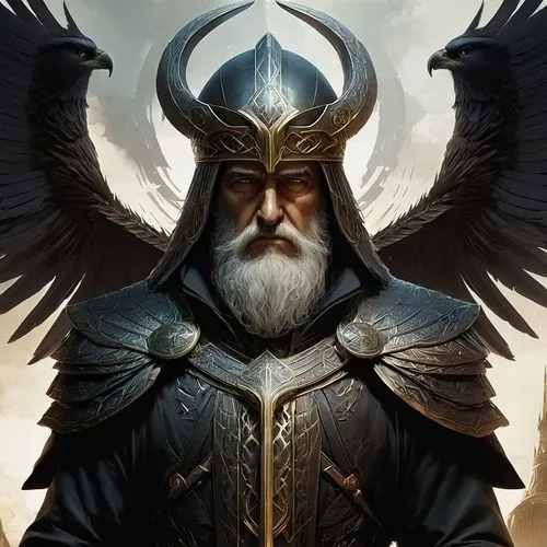 odin,the archangel,archangel,lokportrait,norse,heroic fantasy,thorin,viking,fantasy portrait,dark elf,archimandrite,fantasy art,poseidon god face,uriel,warlord,griffin,angel of death,high priest,fantasy warrior,emperor,Conceptual Art,Fantasy,Fantasy 11