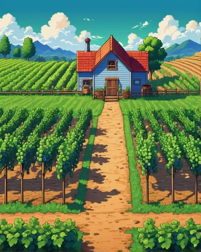 vineyards,vineyard,napa,napa valley,grape plantation,farm background,farm landscape,wine country,wine-growing area,winery,grape vines,pixel art,agricultural,home landscape,fruit fields,sonoma,farms,farm,grapevines,wine growing,Illustration,Black and White,Black and White 32