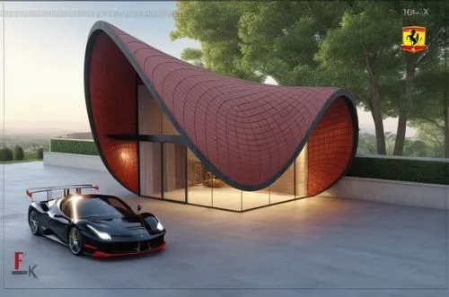 3d rendering,underground garage,concept car,carports,sketchup,folding roof,Photography,General,Realistic