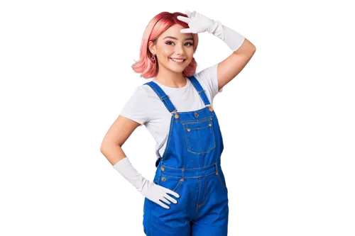 girl in overalls,sportacus,overalls,alodia,marzia,female nurse,electronique,electricidad,pinafore,seamico,dungarees,lilyana,personal protective equipment,enema,electrician,electrico,laser teeth whitening,sonoda love live,female worker,luz,Illustration,American Style,American Style 13