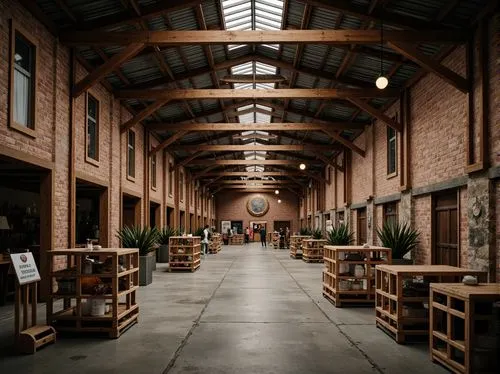 freight depot,packinghouse,eastern market,lumberyard,eveleigh,market hall,trainshed,lumberyards,industrial hall,railyards,dogpatch,factory hall,marketplace,carreau,upper market,covered market,linthouse,warehouses,farmer's market,warehouse