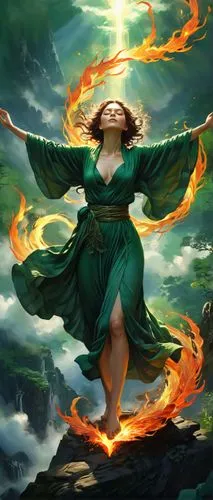 karakas,temur,kupala,fire angel,beltane,flame spirit