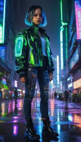 cyberpunk,futuristic,futurepop,cyberpunks,futuregen,cyberpatrol,junipero,neon body painting,synthetic,polara,neo,3d render,neon,dystopian,cyberdog,tron,cyberworld,neon light,android inspired,cinema 4d,Illustration,Japanese style,Japanese Style 09