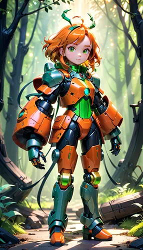 forest clover,dryad,background ivy,ivy,meteora,mecha,patrol,adventurer,forest background,nora,druid,autumn background,leaf background,vector girl,forest beetle,mech,chestnut tiger,forest animal,pumpkin autumn,defense,Anime,Anime,Cartoon