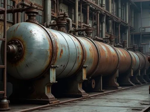 pressure pipes,industrial tubes,heavy water factory,precipitators,brewery boiler,industrial plant,boiler,valves,regasification,compressors,sidevalve,combustor,precipitator,gasification,turbopumps,pipes,rotary valves,combined heat and power plant,refiners,cylinders,Photography,General,Realistic