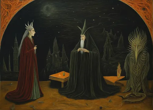 the annunciation,gothic portrait,burial ground,dante's inferno,celebration of witches,dance of death,witches,the witch,contemporary witnesses,walpurgis night,sepulchre,the three wise men,hall of the fallen,three wise men,funeral,portal,pilgrimage,the order of the fields,druids,the grave in the earth,Illustration,Abstract Fantasy,Abstract Fantasy 16