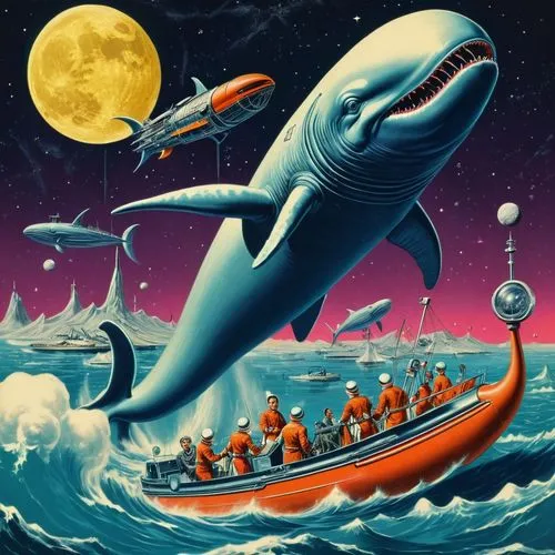 orcas,whales,orca,radebaugh,ballenas,dolphin background,whale,ijaws,dolphins,marine mammal,dauphins,halloween poster,giant dolphin,belugas,oceanic dolphins,blue whale,threadless,sci fiction illustration,megalodon,dolphin rider,Conceptual Art,Sci-Fi,Sci-Fi 29