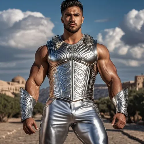 steel man,silver,gladiador,gladiator,ferrigato,musclebound,armorlike,silvermane,steelman,adamantium,chrome steel,ferrigno,muscle man,hypermasculine,god of thunder,spartan,herculez,polykleitos,ironist,super hero,Photography,General,Natural