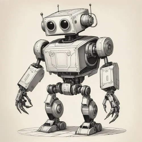 minibot,robotlike,robot,walle,chatterbot,hotbot,Illustration,Vector,Vector 05