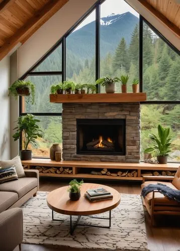 fire place,fireplaces,alpine style,fireplace,mid century modern,wooden beams,mantels,family room,mid century house,contemporary decor,modern living room,living room,home interior,chalet,modern decor,house in the mountains,coziness,livingroom,interior modern design,the cabin in the mountains,Art,Classical Oil Painting,Classical Oil Painting 08