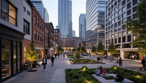 transbay,inlet place,streeterville,aldersgate,highline,tribeca,broadgate,yorkville,berczy,hudson yards,tishman,paved square,financial district,brindleyplace,metrotech,pedestrianized,meatpacking district,gansevoort,marunouchi,downtowns