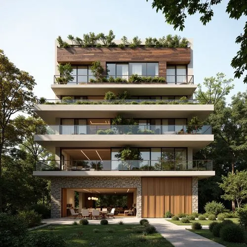 cantilevered,cantilevers,residential tower,forest house,neutra,timber house,modern house,garden elevation,3d rendering,cedarvale,wooden facade,residential,passivhaus,modern architecture,residential house,inmobiliaria,revit,condominia,architektur,residential building