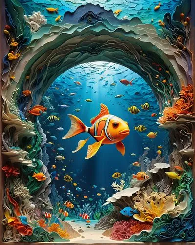 fish in water,aquarium decor,underwater background,aquarium,school of fish,nemo,koi pond,aquarium inhabitants,koi fish,underwater fish,under the sea,fish collage,fishes,goldfish,underwater playground,koi,fish tank,aquarium fish,coral reef,tropical fish,Unique,Paper Cuts,Paper Cuts 01