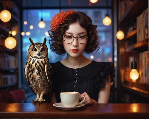 reading owl,librarian,boobook owl,owl-real,couple boy and girl owl,kawaii owl,owl,woman drinking coffee,owl nature,brown owl,reading glasses,book glasses,owl art,coffee and books,tea and books,hedwig,owls,owl background,sparrow owl,optician,Conceptual Art,Daily,Daily 22