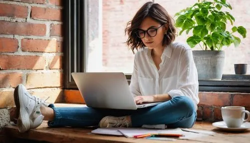 girl at the computer,women in technology,work at home,work from home,programadora,online business,woman drinking coffee,blur office background,telecommuter,working space,make money online,girl studying,payments online,inntrepreneur,place of work women,in a working environment,assistantship,digital marketing,establishing a business,woman sitting,Conceptual Art,Daily,Daily 34