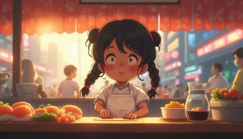 tamako,tampopo,izakaya,saomai,tomatina,star kitchen,Conceptual Art,Oil color,Oil Color 11