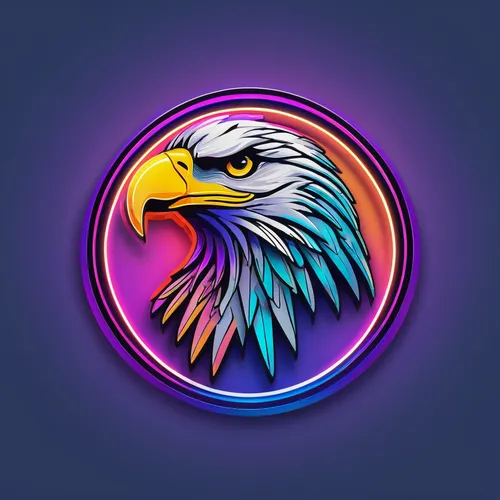 eagle vector,dribbble icon,eagle,dribbble,eagle illustration,dribbble logo,colorful foil background,store icon,owl background,gryphon,logo header,phoenix rooster,rainbow background,spotify icon,vimeo icon,apple icon,twitter logo,br badge,steam icon,80's design,Unique,Design,Logo Design