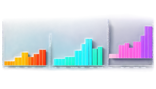 bar chart, colorful, 3D visual, detailed labels, minimalistic background, bold font, various colors, horizontal axis, vertical axis, grid pattern, soft lighting, realistic, infographic style, statisti