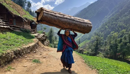 nepal,heavy load,annapurna,sapa,village life,nepali npr,himalayan,kathmandu,fetching water,bhutan,waste collector,indian monk,basket weaver,everest region,travel woman,indian woman,india,woman walking,himalaya,nomadic people,Conceptual Art,Fantasy,Fantasy 03