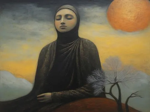 praying woman,gholamhossein,majnun,nibbana,inanna,hosseinpour,christakis,meditator,sahaja,siddharta,tathagata,dhammananda,woman praying,lughnasadh,dhammapada,mathlouthi,woman thinking,dhamma,bodhisattva,muktananda,Illustration,Abstract Fantasy,Abstract Fantasy 15