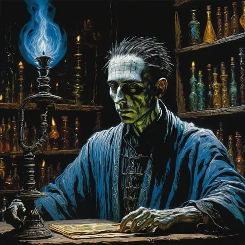 ghost of young male alchemist,watchmaker,halloween frankenstein,candlemaker,frankenstein,apothecary,magus,undead warlock,theoretician physician,prejmer,frankenstein monster,the collector,shamanism,the