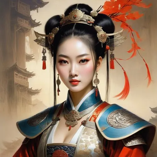 oriental princess,sanxia,geisha girl,geisha,oriental girl,yanzhao,yunxia,yi sun sin,daiyu,rongfeng,qianfei,oriental,sizhao,wenzhao,jingqian,jianyin,concubine,arhats,oiran,maiko,Illustration,Realistic Fantasy,Realistic Fantasy 16