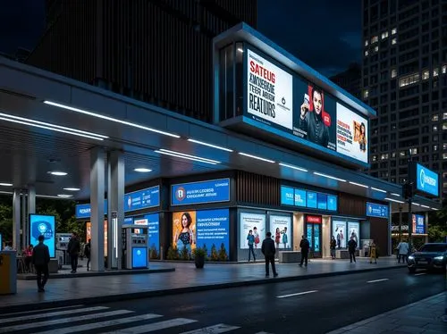 computer store,illuminated advertising,anz,newsstand,store front,storefront,citibank,digital advertising,stores,akiba,yonge,large store,storefronts,barclays,fnb,city corner,torontos,store,bloomingdales,music store