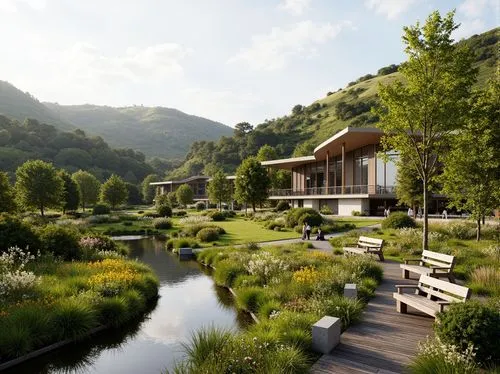 house in the mountains,amanresorts,lefay,landscaped,ecovillages,house in mountains,ecovillage,fallingwater,landscape designers sydney,landscape design sydney,the cabin in the mountains,home landscape,chalet,3d rendering,garsington,amoenus,idyllic,svizzera,conservancy,ecoterra