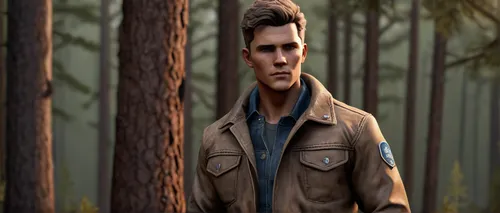 forest background,pines,woodsman,forest man,3d rendered,digital compositing,river pines,grey fox,pine,farmer in the woods,scout,green jacket,trench coat,rifleman,pine forest,3d background,pine i am looking for a good face,pompadour,jack pine,3d render,Photography,Fashion Photography,Fashion Photography 02