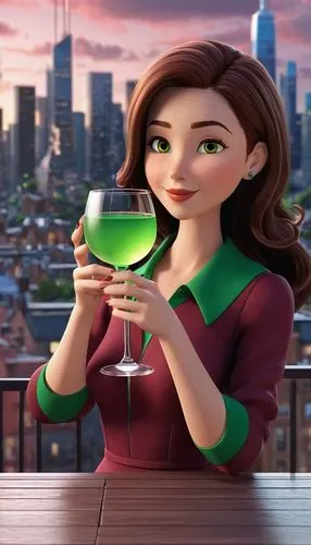 margarita,martinis,absinthe,leontini,burtini,marguerita,Unique,3D,3D Character