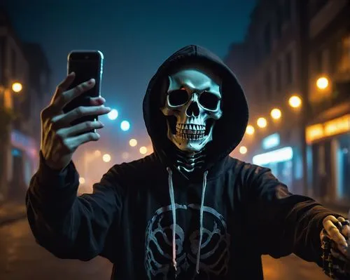 social media addiction,darknet,dark web,skeleltt,dark net,anonymous hacker,black friday social media post,selfie,text message,digital identity,cyberpunk,male mask killer,human halloween,play escape game live and win,grimm reaper,cyber monday social media post,el dia de los muertos,telegram,halloween2019,halloween 2019,Conceptual Art,Daily,Daily 10