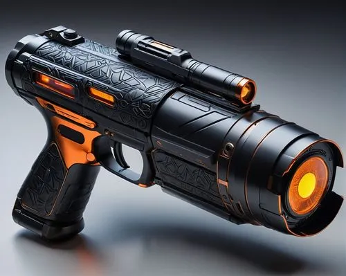 stryfe,tactical flashlight,air pistol,sidearm,garrison,hawkmoon,Conceptual Art,Sci-Fi,Sci-Fi 11