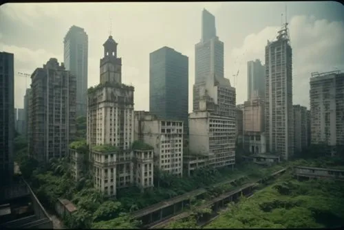 здания поросшие джунглями ,yavin,metropolis,oscorp,coruscant,skyscrapers,ecotopia,megapolis,megacorporations,caprica,shanghai,high rises,urbanization,megalopolis,highrises,arcology,megacities,shangai,