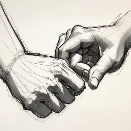 drawing of hand,handhold,handing,hand digital painting,hands holding,handholding,Illustration,Black and White,Black and White 08