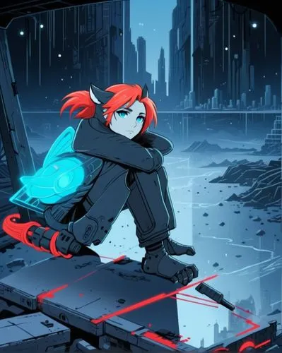 celldweller,transistor,cinnabar,lagann,kawamori,klayton,Conceptual Art,Oil color,Oil Color 13