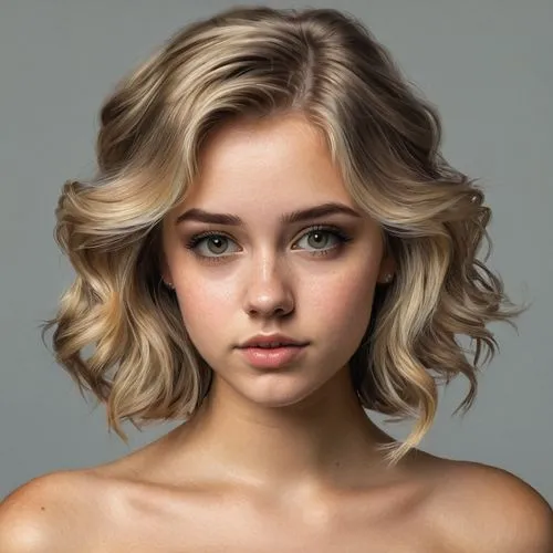 short blond hair,blonde girl,beautiful young woman,blond girl,young woman,girl portrait,natural color,smooth hair,cool blonde,pretty young woman,blonde woman,haired,blond hair,madeleine,pixie cut,cg,portrait background,blonde,natural cosmetic,young beauty,Conceptual Art,Oil color,Oil Color 12