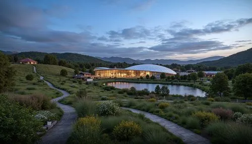 garsington,snohetta,arrowtown,open air theatre,glimmerglass,hahnenfu greenhouse,glyndebourne,rockbridge,caramoor,sirdal,the golden pavilion,golden pavilion,event venue,cottars,goldenthal,wildbad,biosphere,cardrona,pausch,ecoterra