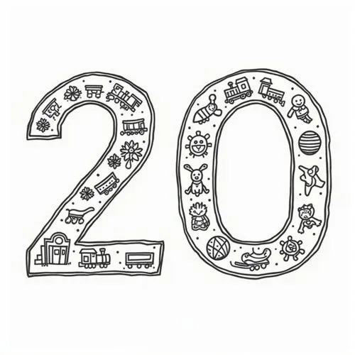 new year clipart,new year vector,twentieth,20 years,tricentennial,twenties