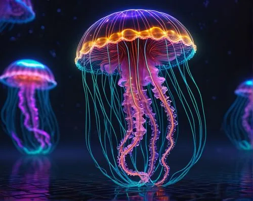 jellyfish,jellyfish collage,bioluminescence,sea jellies,jellies,cnidaria,jellyfishes,aquarium lighting,lion's mane jellyfish,box jellyfish,undersea,fairy lanterns,deep sea,cnidarian,underwater background,jelly,black light,aquarium decor,sea life underwater,mushroom landscape,Photography,General,Realistic