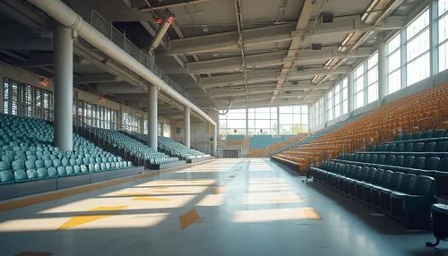 realgymnasium,empty hall,olympiahalle,adler arena,centercourt,turnhalle,spectator seats,gymnasiums,grandstands,fieldhouse,bleacher,empty interior,grandstand,velodromes,gymnasium,factory hall,omnisport,stadiums,rows of seats,auditorium,Photography,General,Realistic