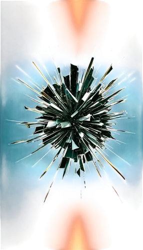 Shattered glass, broken fragments, sharp edges, metallic debris, scattered pieces, intense crash impact, slow-motion explosion, dramatic lighting, 3/4 composition, close-up shot, realistic texture, de