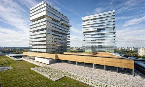 residential tower,autostadt wolfsburg,appartment building,metal cladding,glass facade,modern architecture,sky apartment,urban towers,espoo,belgrade,modern building,zagreb,bydgoszcz,high-rise building,